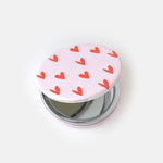 Round Pocket Mirror | Heart