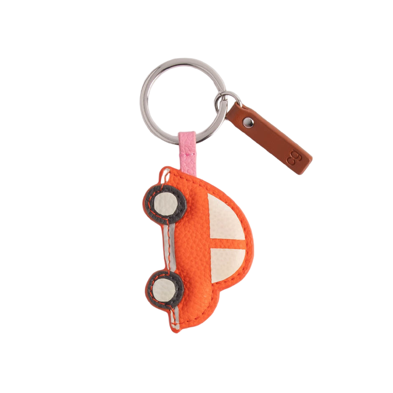 Retro Car Keyring | Red