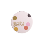 Round Dotty Pocket Mirror | Pale Pink