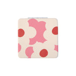 Square Floral Pocket Mirror | Pink