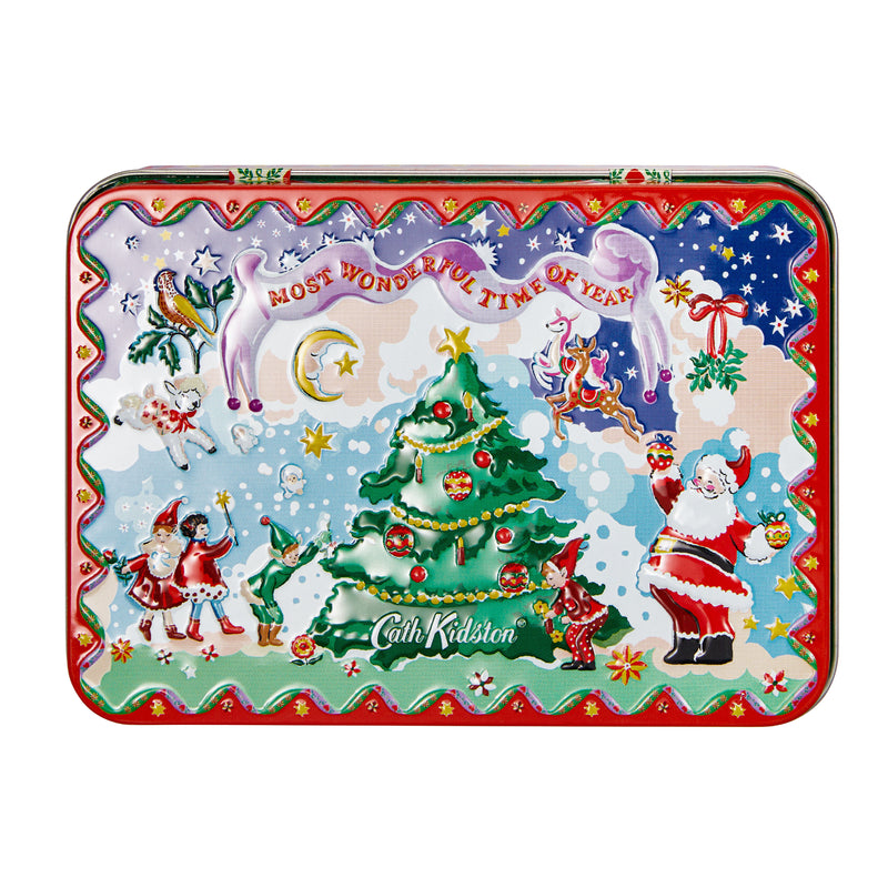 Christmas Legends Hand & Lip Tin | Red Berry & Cedar