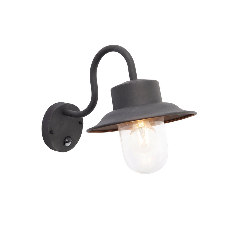 Outdoor Chesham PIR Wall Light | Black