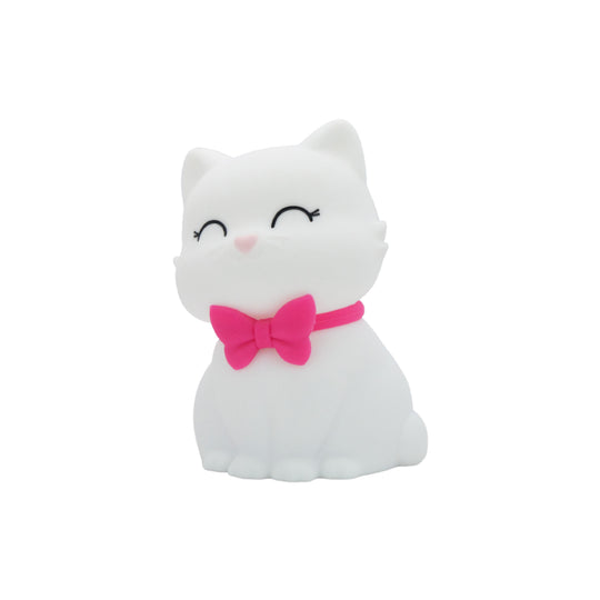 Silicone Colour Changing Cat Night Light | Medium