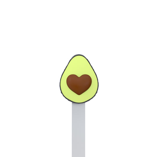 3D Avocado Heart Bookmark