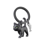 3D Black Cat Keyring