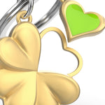 3D Lucky Clover Keyring