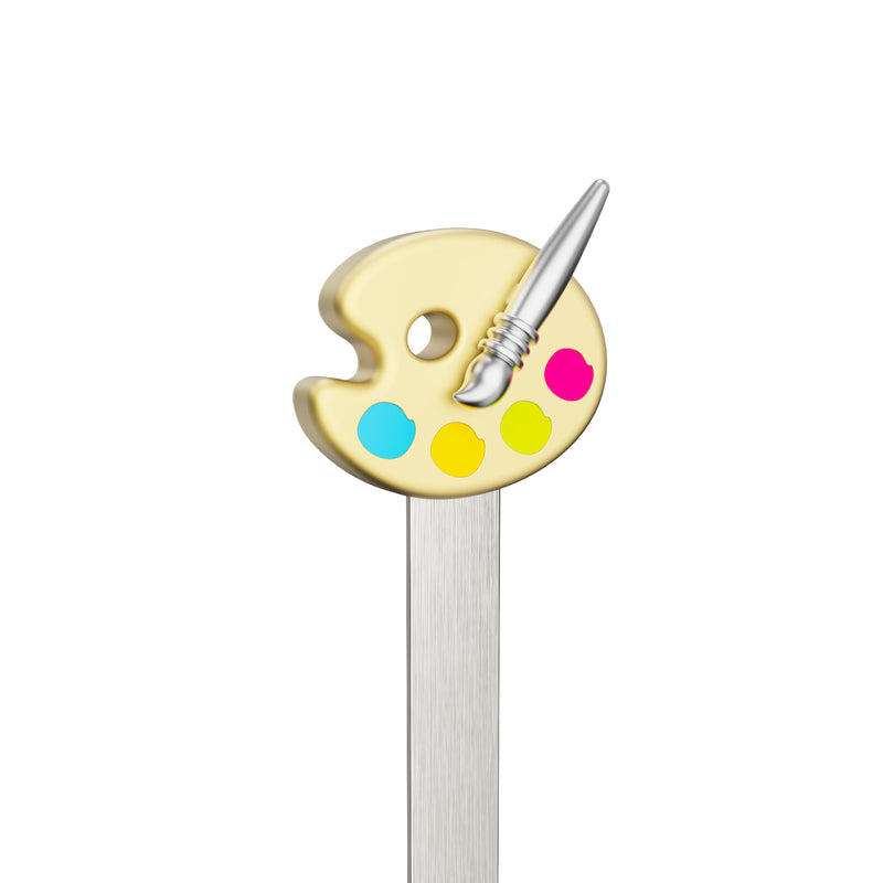 3D Paint Palette Bookmark