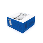 3D Suitcase Keyring | Silver