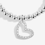 Christmas A Little 'Merry Christmas Super Sister' Bracelet | Silver Plated