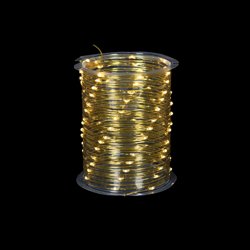 100 Gold Wire Christmas Lights | 990cm