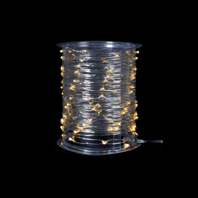 100 Silver Wire Christmas Lights | 990cm