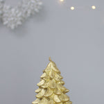 Christmas Tree Candle | Medium | Gold