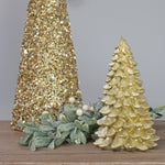 Christmas Tree Candle | Medium | Gold