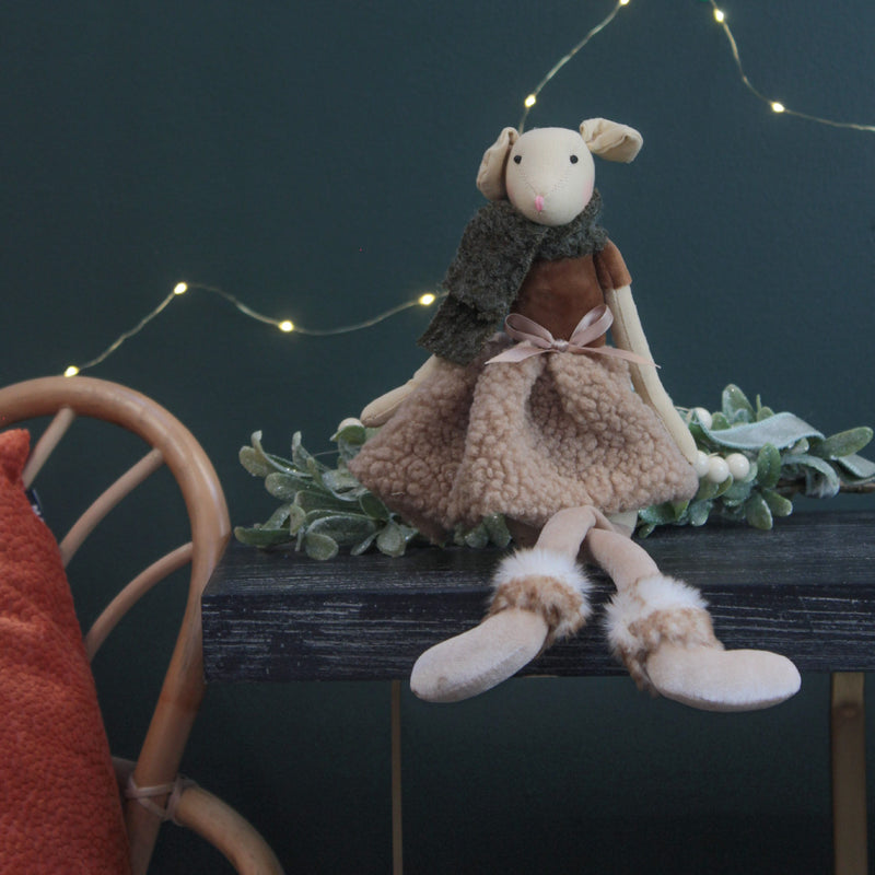 Enchanting Dancing Mouse Decoration | Brown