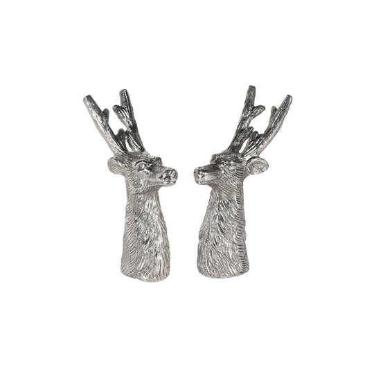 Stag Salt & Pepper Set | Silver