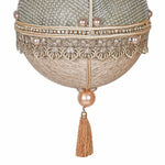 Baroque Christmas Tree Bauble with Tassel | Gold | 21cm