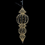 Hanging LED Finial Christmas Tree Decoration | Gold | 83cm