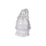 Rustic Santa Claus Decoration | White Ceramic | 19cm