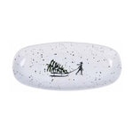 Sledging Snowscape Platter | White Stoneware | 25cm