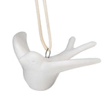 Swallow Christmas Tree Decoration | White Porcelain | 8cm