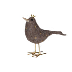 Crowned Royal Bird with Gold Foil Decoration