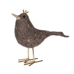 Crowned Royal Bird with Gold Foil Decoration