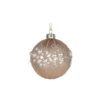 Faux Pearl Beaded Christmas Tree Bauble | Gold