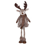 Winter Wrapped Reindeer Decoration | Brown