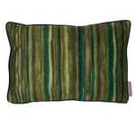 Artists Stripe Velvet Cushion | Olive | 40x60cm