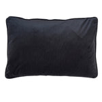 Woodland Fern Velvet Cushion | Ink Blue | 40x60cm