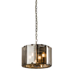 Clooney Bevelled Pendant Light | Slate Grey | Small