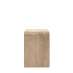 Colonna Fluted 1 Drawer Bedside Table | Mango Wood | Large