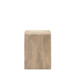 Colonna Fluted 1 Drawer Bedside Table | Mango Wood | Small