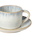 Brisa Ria Blue Teacup & Saucer | 0.23L
