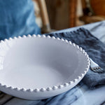 Pearl White Pasta Bowl | 23cm