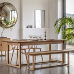 Craft Oak Extending Rectangular Dining Table | Natural