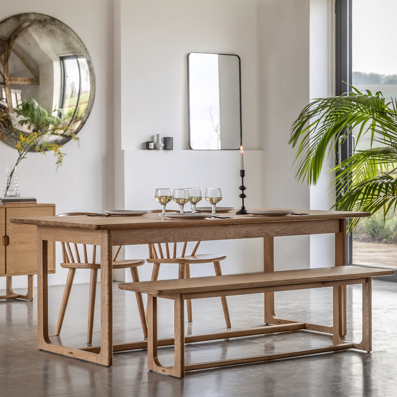 Craft Oak Extending Rectangular Dining Table | Natural