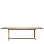 Craft Oak Extending Rectangular Dining Table | Smoked