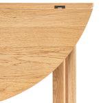 Craft Oak Folding Round Dining Table | Natural