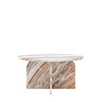 Amalfi Round Marble Coffee Table | Natural