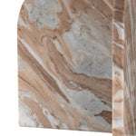 Amalfi Round Marble Coffee Table | Natural