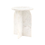 Amalfi Side Table | White Marble