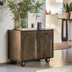 Arc Retro 2 Door Sideboard | Walnut Mango Wood