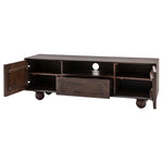 Arc Retro Media Unit | Walnut Mango Wood