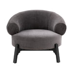 Ardo Curved Armchair | Stone Grey