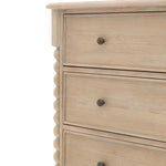 Artisan Bobbin 3 Drawer Chest | Limewashed Oak