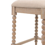 Artisan Bobbin Bar Stool | Limewashed Oak