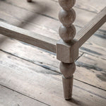 Artisan Bobbin Bar Stool | Limewashed Oak
