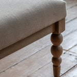 Artisan Bobbin Coffee Table | Limewashed Oak