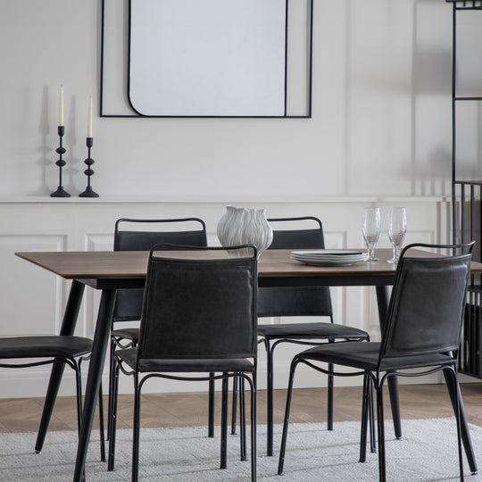 Astley Rectangular Dining Table | Walnut